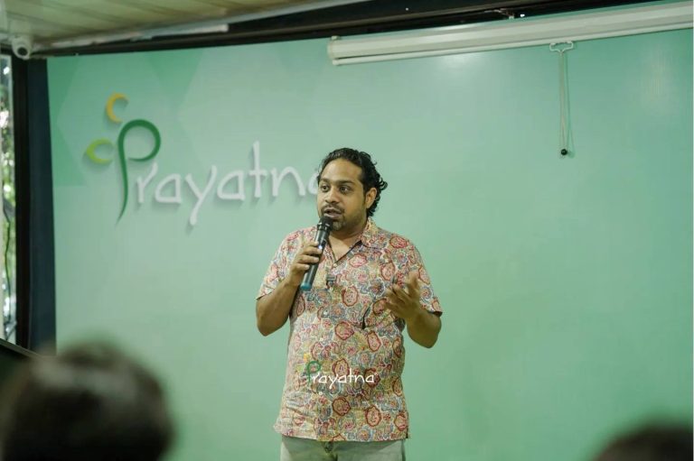 Events - Mr.Varghese Abraham, founder of Genius Early Learning Centre at Prayatna - Prayatna