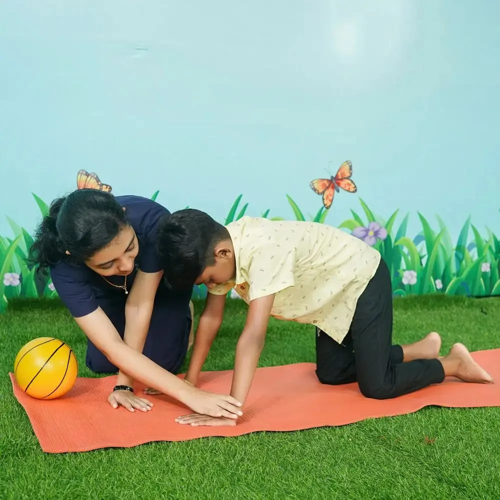 Child participating in sensory integration therapy in Kochi